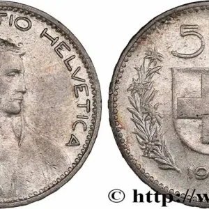 Top Qualité SUISSE 5 Francs Berger 1923 Berne fwo_775149 Monde