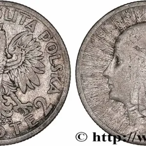 Promotion POLOGNE 2 Zlote reine Jadwiga 1933 Varsovie fwo_777700 Monde