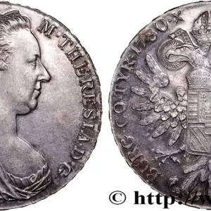 AUTRICHE 1 Thaler (REFRAPPE) Marie-Thérèse 1780 Vienne fwo_796266 Monde Top Qualité