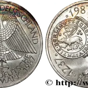 Offre Spéciale ALLEMAGNE 10 Mark 750e anniversaire de la ville de Berlin 1987 Hambourg fwo_808017 Monde