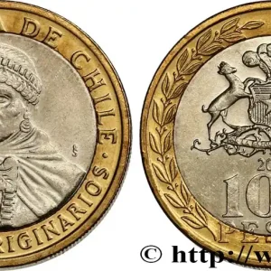 Prix Promo CHILI 100 Pesos indienne mapuche 2006 Santiago - S° fwo_809674 Monde