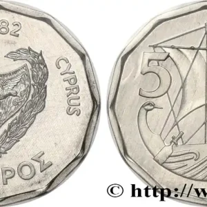 CHYPRE Essai de 5 Mils navire antique 1982 Paris fwo_815094 Monde Promotion