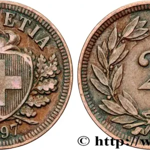 Vente Directe SUISSE 2 Centimes 1897 Berne fwo_816067 Monde