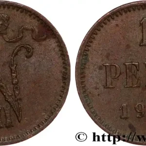 Offre Exclusive FINLANDE 1 Penni Tsar Nicolas II 1915 fwo_820384 Monde