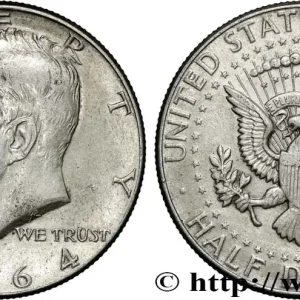 Tendance ÉTATS-UNIS D'AMÉRIQUE 1/2 Dollar Kennedy 1964 Philadelphie fwo_833763 Monde