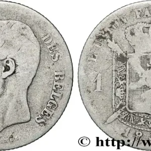 Certifié BELGIQUE 1 Franc Léopold II légende française 1867 fwo_847964 Monde