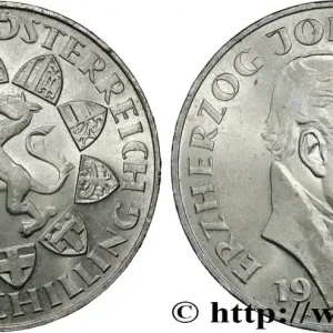 AUTRICHE 25 Schilling 100e anniversaire de la mort de l’archiduc Jean-Baptiste d'Autriche 1959 fwo_848112 Monde Expédition Rapide