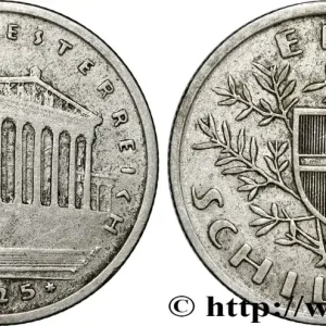 Certifié AUTRICHE 1 Schilling parlement de Vienne 1925 fwo_850918 Monde