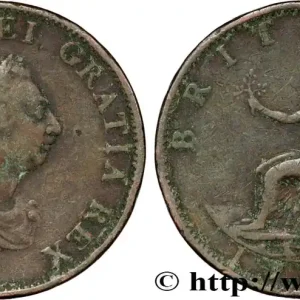 Seulement Aujourd’hui ROYAUME-UNI 1/2 Penny Georges III 1799 Soho fwo_854731 Monde