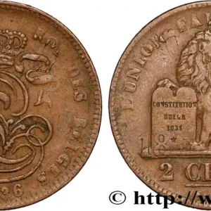 Pas Cher BELGIQUE 2 Centimes Léopold Ier 1836 fwo_854739 Monde