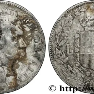 ITALIE - ROYAUME D'ITALIE - HUMBERT Ier 5 Lire 1879 Rome fwo_856978 Monde Premium