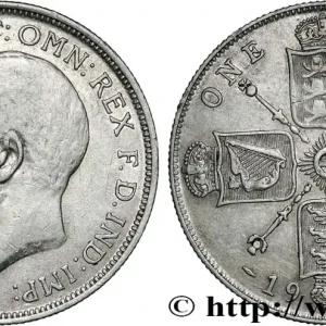 ROYAUME-UNI 1 Florin Georges V 1918 fwo_858136 Monde Soldes