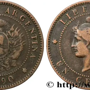 ARGENTINE 1 Centavo 1890 fwo_858419 Monde Vente Flash