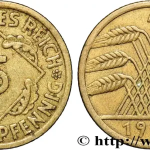ALLEMAGNE 5 Rentenpfennig gerbe de blé 1924 Berlin fwo_858597 Monde Haute Qualité