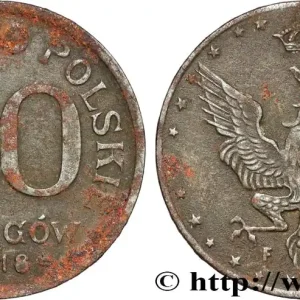 Édition Limitée POLOGNE 20 Fenigow Pologne sous administration allemande 1918 fwo_858782 Monde