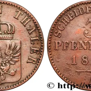 ALLEMAGNE - PRUSSE 3 Pfenninge 1864 Berlin fwo_860855 Monde Super Prix