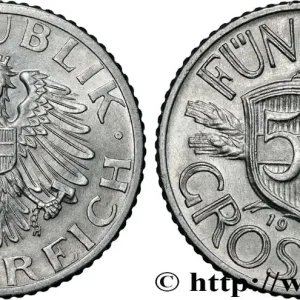Pas Cher AUTRICHE 50 Groschen aigle 1955 fwo_861150 Monde