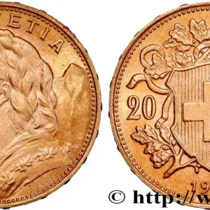 Commander Maintenant OR, PALLADIUM ET PLATINE INVESTISSEMENT 20 Francs "Vreneli" 1930 Berne fwo_864317 Monde