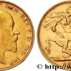 OR, PALLADIUM ET PLATINE INVESTISSEMENT 1 Souverain Edouard VII 1905 Londres fwo_865263 Monde Vente Directe