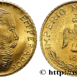 Nouvelle Collection MEXIQUE Peso or fantaisie Maximilien (1865) fwo_867924 Monde