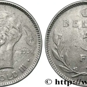 Dernière Chance BELGIQUE 5 Frank (Franc) Léopold III 1936 fwo_868075 Monde