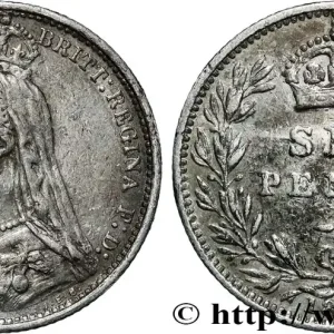 Jusqu’à Épuisement Des Stocks ROYAUME-UNI 6 Pence Victoria buste du Jubilé 1887 fwo_868081 Monde