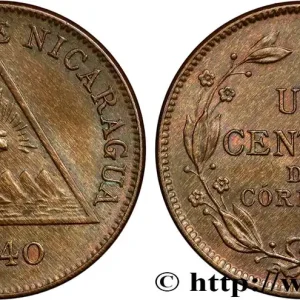 NICARAGUA 1 Centavo 1940 fwo_868113 Monde Populaire
