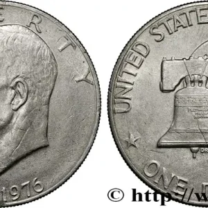 Nouvelle Collection ÉTATS-UNIS D'AMÉRIQUE 1 Dollar Eisenhower bicentenaire 1976 Philadelphie fwo_868115 Monde