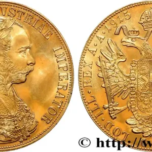 OR, PALLADIUM ET PLATINE INVESTISSEMENT 4 Ducats, refrappe moderne François Joseph 1915 fwo_851558 Monde Exclusif