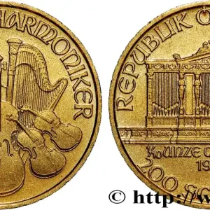 Top Vente OR, PALLADIUM ET PLATINE INVESTISSEMENT 1/10 Oz - 200 Schilling LE PHILARMONIQUE DE VIENNE 1995 Vienne fwo_869836 Monde