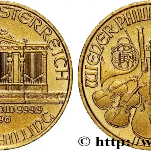 Usine Directe OR, PALLADIUM ET PLATINE INVESTISSEMENT 1/10 Oz - 200 Schilling LE PHILARMONIQUE DE VIENNE 1996 Vienne fwo_869839 Monde