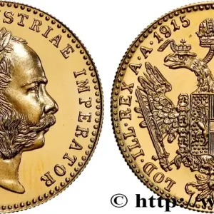 OR, PALLADIUM ET PLATINE INVESTISSEMENT 1 Ducat refrappe moderne François-Joseph Ier 1915 fwo_869863 Monde Petit Prix