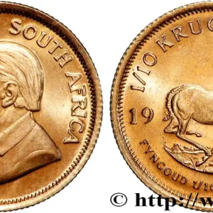 Offre Exclusive OR, PALLADIUM ET PLATINE INVESTISSEMENT 1/10 Oz - 1/10 Krugerrand 1982 Prétoria fwo_869880 Monde