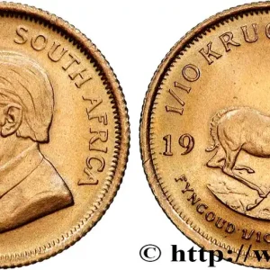 OR, PALLADIUM ET PLATINE INVESTISSEMENT 1/10 Oz - 1/10 Krugerrand 1983 Prétoria fwo_869883 Monde Réduction