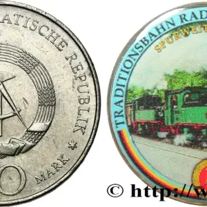 ALLEMAGNE RÉPUBLIQUE DÉMOCRATIQUE 20 Mark MODIFIE SERIE TRAIN - (ligne de chemin de fer Radebeul-Ost - Radeburg 1972 A Berlin fwo_684900 Monde Expédié Aujourd’hui