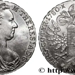 Original AUTRICHE 1 Thaler (REFRAPPE) Marie-Thérèse 1780 Vienne fwo_822830 Monde