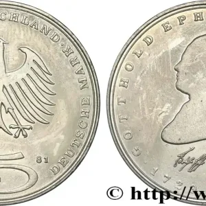 Offre Du Jour ALLEMAGNE 5 Mark aigle Gotthold Ephraim Lessing 1981 Hambourg - J fwo_823370 Monde