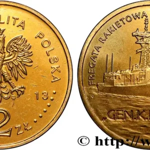 Réduction POLOGNE 2 Zlote frégate Generał Kazimierz Pułaski 2013 Varsovie fwo_832884 Monde