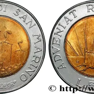 Promotion Saisonnière SAINT-MARIN 500 Lire : les trois tours de San Marin 1993 Rome - R fwo_837712 Monde