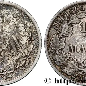Affaire À Saisir ALLEMAGNE 1/2 Mark Empire aigle impérial 1906 Berlin fwo_838746 Monde