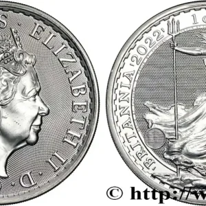 ROYAUME-UNI 2 Pounds Britannia 2022 fwo_843442 Monde Prix Réduit