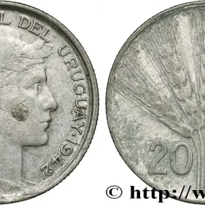 URUGUAY 20 Centesimos de type Morlon 1942 Santiago - S° fwo_846155 Monde Offre Exclusive
