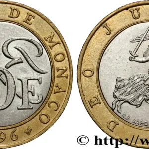 Prix Cassé MONACO 10 Francs Rainier III 1996 Paris fwo_848960 Monde