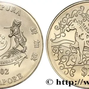 Promotion SINGAPOUR 10 Dollars année du cheval 2002 fwo_849939 Monde