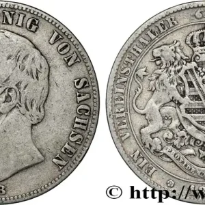 ALLEMAGNE - ROYAUME DE SAXE - JEAN 1 Thaler 1862 Dresde fwo_851670 Monde Acheter En Ligne