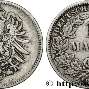 Expédition Rapide ALLEMAGNE 1 Mark Empire aigle impérial 2e type 1880 Müldenhutten - E fwo_851981 Monde