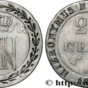 ALLEMAGNE - ROYAUME DE WESTPHALIE - JÉRÔME NAPOLÉON 20 Centimes 1812 Cassel fwo_852616 Monde Offre Exclusive