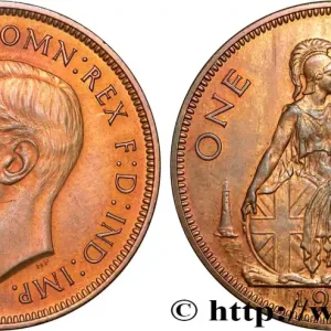 ROYAUME-UNI 1 Penny Georges VI 1937 fwo_852737 Monde Livraison Express