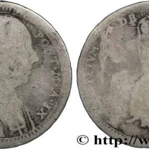 Prix Choc VATICAN - PIE VI (Jean-Ange Braschi) 1 Doppio 1783 Rome fwo_852875 Monde