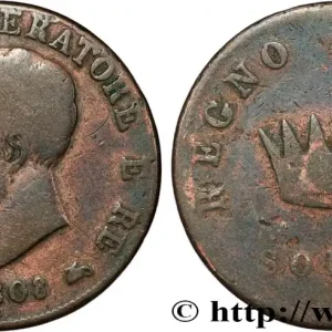 Livraison Express ITALIE - ROYAUME D'ITALIE - NAPOLÉON Ier 1 Soldo 1808 Bologne fwo_852904 Monde